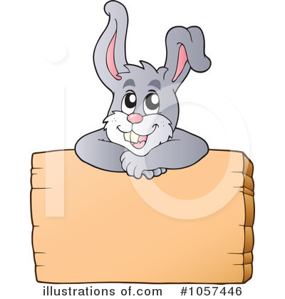 Royalty-Free (RF) Rabbit Clipart Illustration by visekart - Stock Sample #1057446