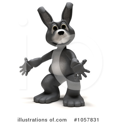 Royalty-Free (RF) Rabbit Clipart Illustration by KJ Pargeter - Stock Sample #1057831