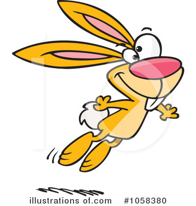 Royalty-Free (RF) Rabbit Clipart Illustration by toonaday - Stock Sample #1058380