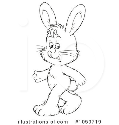 Royalty-Free (RF) Rabbit Clipart Illustration by Alex Bannykh - Stock Sample #1059719
