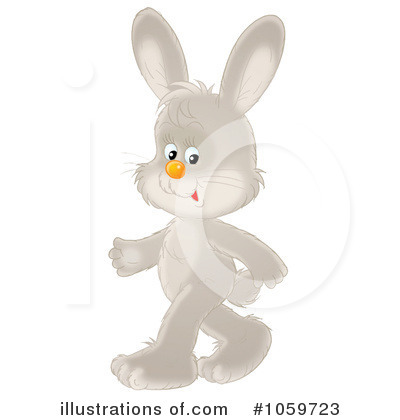 Royalty-Free (RF) Rabbit Clipart Illustration by Alex Bannykh - Stock Sample #1059723