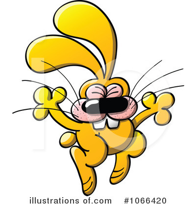 Royalty-Free (RF) Rabbit Clipart Illustration by Zooco - Stock Sample #1066420