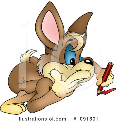 Royalty-Free (RF) Rabbit Clipart Illustration by dero - Stock Sample #1091801