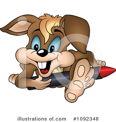 Royalty-Free (RF) Rabbit Clipart Illustration by dero - Stock Sample #1092348