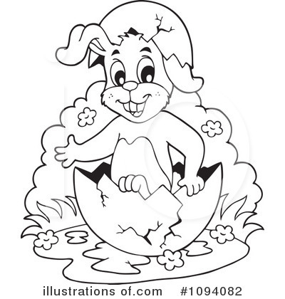 Royalty-Free (RF) Rabbit Clipart Illustration by visekart - Stock Sample #1094082