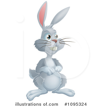Royalty-Free (RF) Rabbit Clipart Illustration by AtStockIllustration - Stock Sample #1095324