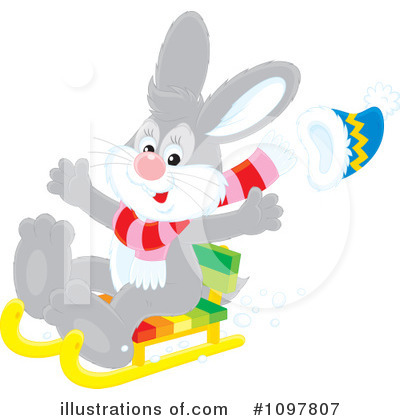 Royalty-Free (RF) Rabbit Clipart Illustration by Alex Bannykh - Stock Sample #1097807