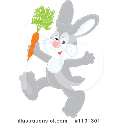 Royalty-Free (RF) Rabbit Clipart Illustration by Alex Bannykh - Stock Sample #1101301
