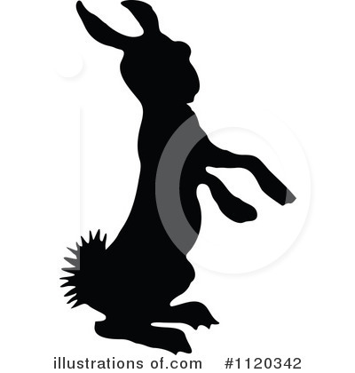 Royalty-Free (RF) Rabbit Clipart Illustration by Prawny Vintage - Stock Sample #1120342