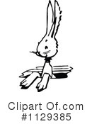 Rabbit Clipart #1129385 by Prawny Vintage