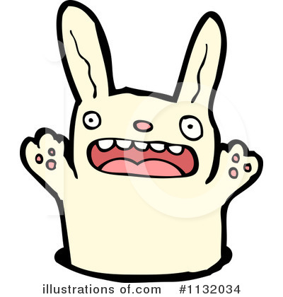 Royalty-Free (RF) Rabbit Clipart Illustration by lineartestpilot - Stock Sample #1132034