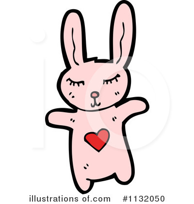 Royalty-Free (RF) Rabbit Clipart Illustration by lineartestpilot - Stock Sample #1132050