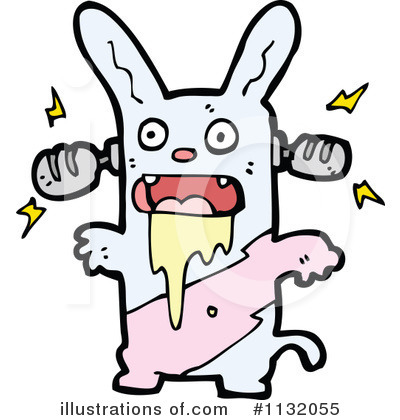Royalty-Free (RF) Rabbit Clipart Illustration by lineartestpilot - Stock Sample #1132055