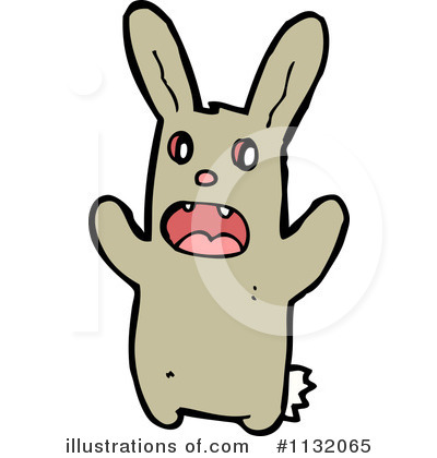Royalty-Free (RF) Rabbit Clipart Illustration by lineartestpilot - Stock Sample #1132065