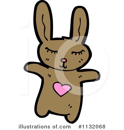 Royalty-Free (RF) Rabbit Clipart Illustration by lineartestpilot - Stock Sample #1132068