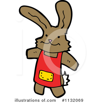 Royalty-Free (RF) Rabbit Clipart Illustration by lineartestpilot - Stock Sample #1132069