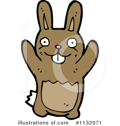 Royalty-Free (RF) Rabbit Clipart Illustration by lineartestpilot - Stock Sample #1132071