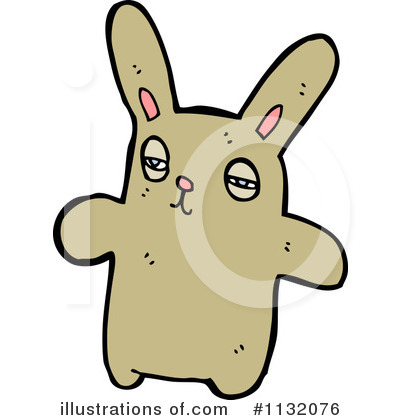 Royalty-Free (RF) Rabbit Clipart Illustration by lineartestpilot - Stock Sample #1132076