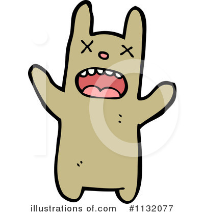 Royalty-Free (RF) Rabbit Clipart Illustration by lineartestpilot - Stock Sample #1132077