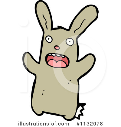 Royalty-Free (RF) Rabbit Clipart Illustration by lineartestpilot - Stock Sample #1132078