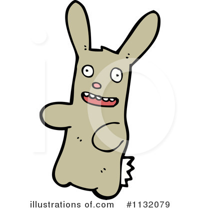 Royalty-Free (RF) Rabbit Clipart Illustration by lineartestpilot - Stock Sample #1132079