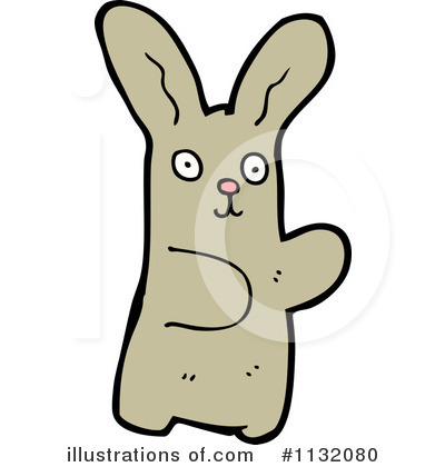 Royalty-Free (RF) Rabbit Clipart Illustration by lineartestpilot - Stock Sample #1132080