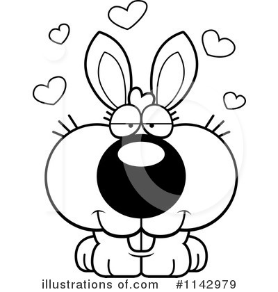 Royalty-Free (RF) Rabbit Clipart Illustration by Cory Thoman - Stock Sample #1142979