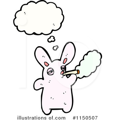 Royalty-Free (RF) Rabbit Clipart Illustration by lineartestpilot - Stock Sample #1150507