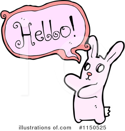 Royalty-Free (RF) Rabbit Clipart Illustration by lineartestpilot - Stock Sample #1150525