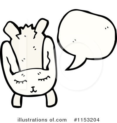 Royalty-Free (RF) Rabbit Clipart Illustration by lineartestpilot - Stock Sample #1153204