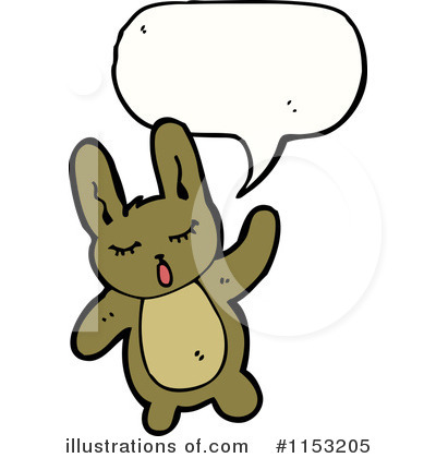 Royalty-Free (RF) Rabbit Clipart Illustration by lineartestpilot - Stock Sample #1153205
