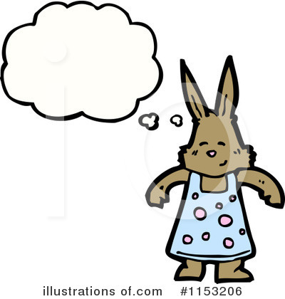 Royalty-Free (RF) Rabbit Clipart Illustration by lineartestpilot - Stock Sample #1153206