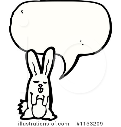 Royalty-Free (RF) Rabbit Clipart Illustration by lineartestpilot - Stock Sample #1153209