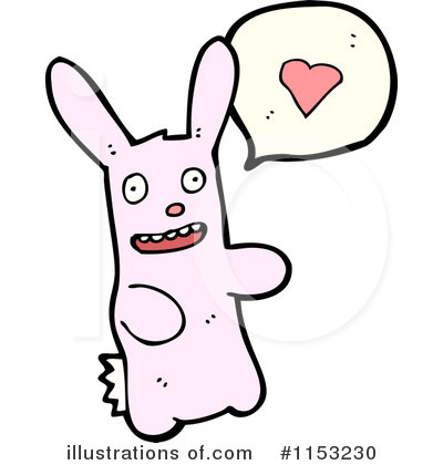 Royalty-Free (RF) Rabbit Clipart Illustration by lineartestpilot - Stock Sample #1153230