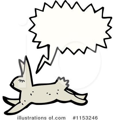 Royalty-Free (RF) Rabbit Clipart Illustration by lineartestpilot - Stock Sample #1153246