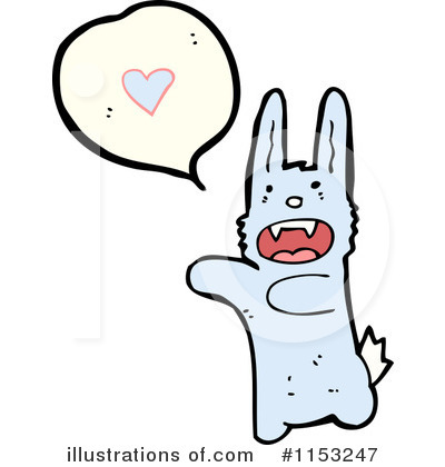 Royalty-Free (RF) Rabbit Clipart Illustration by lineartestpilot - Stock Sample #1153247