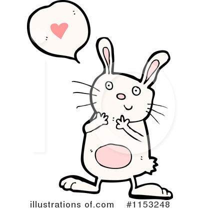 Royalty-Free (RF) Rabbit Clipart Illustration by lineartestpilot - Stock Sample #1153248