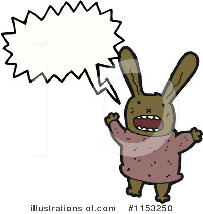 Royalty-Free (RF) Rabbit Clipart Illustration by lineartestpilot - Stock Sample #1153250