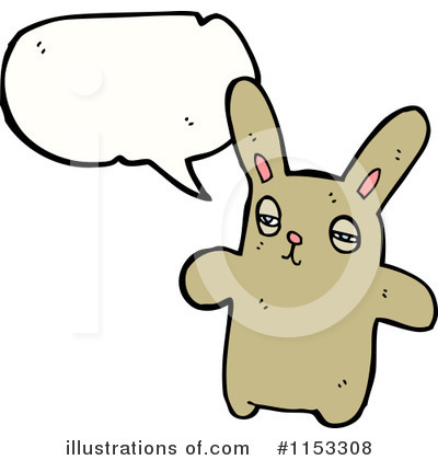 Royalty-Free (RF) Rabbit Clipart Illustration by lineartestpilot - Stock Sample #1153308