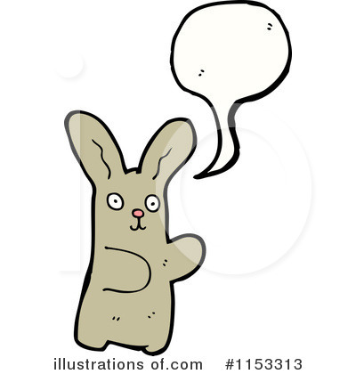 Royalty-Free (RF) Rabbit Clipart Illustration by lineartestpilot - Stock Sample #1153313