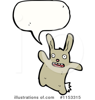 Royalty-Free (RF) Rabbit Clipart Illustration by lineartestpilot - Stock Sample #1153315