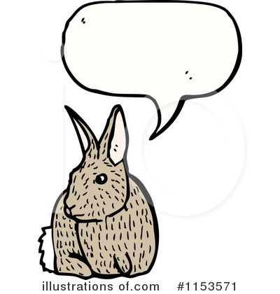 Royalty-Free (RF) Rabbit Clipart Illustration by lineartestpilot - Stock Sample #1153571