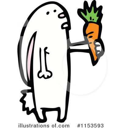 Royalty-Free (RF) Rabbit Clipart Illustration by lineartestpilot - Stock Sample #1153593