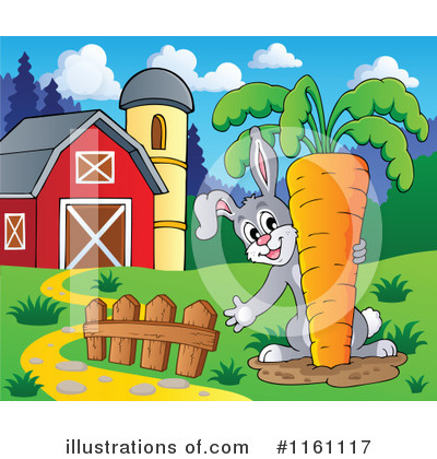 Royalty-Free (RF) Rabbit Clipart Illustration by visekart - Stock Sample #1161117