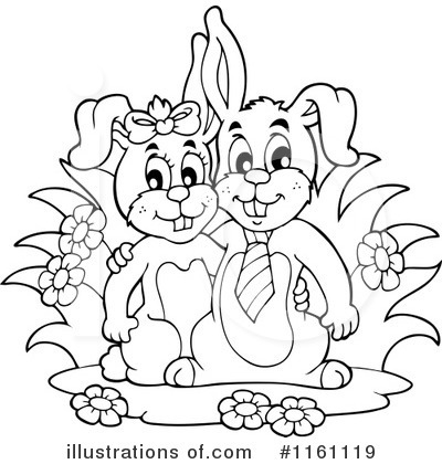 Royalty-Free (RF) Rabbit Clipart Illustration by visekart - Stock Sample #1161119