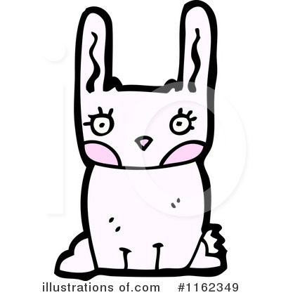 Royalty-Free (RF) Rabbit Clipart Illustration by lineartestpilot - Stock Sample #1162349