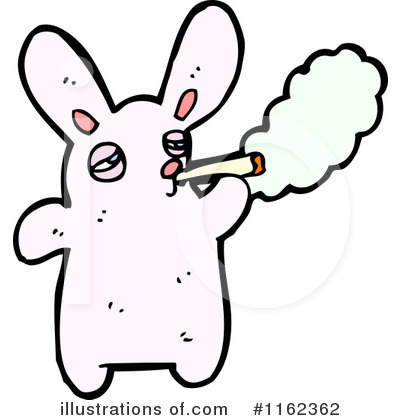 Royalty-Free (RF) Rabbit Clipart Illustration by lineartestpilot - Stock Sample #1162362