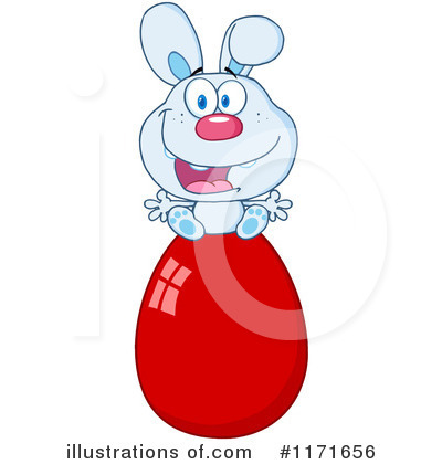 Royalty-Free (RF) Rabbit Clipart Illustration by Hit Toon - Stock Sample #1171656