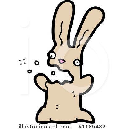 Royalty-Free (RF) Rabbit Clipart Illustration by lineartestpilot - Stock Sample #1185482