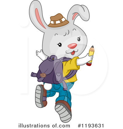 Royalty-Free (RF) Rabbit Clipart Illustration by BNP Design Studio - Stock Sample #1193631